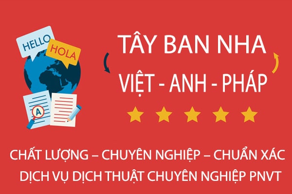 Dịch Tây Ban Nha sang Tiếng Việt