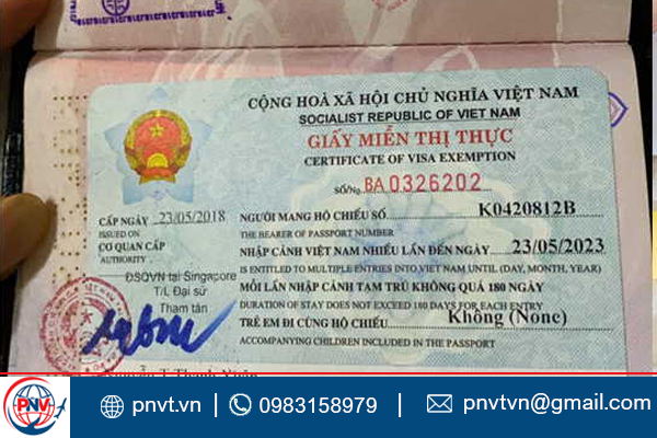 gia hạn giấy miễn thị thực 5 năm