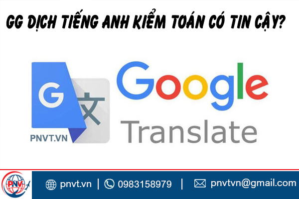google dịch tiếng anh chuyên ngành kiểm toán