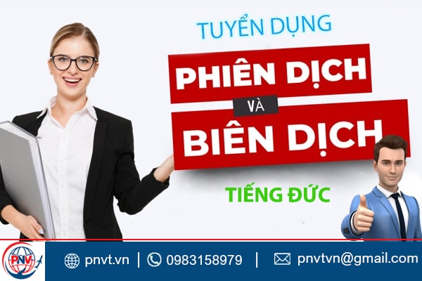 Tuyển phiên dịch tiếng Đức