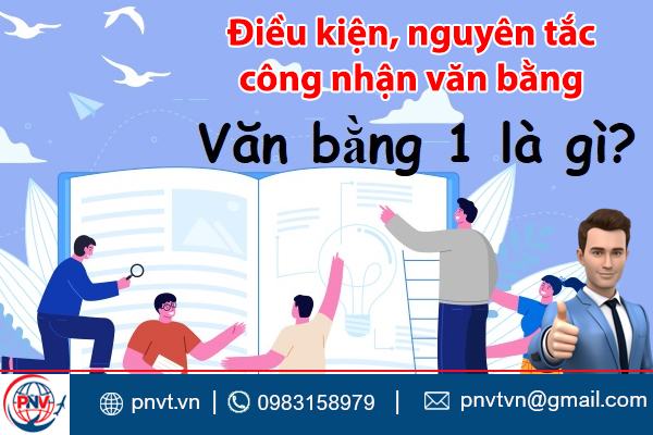 Nguyên tắc, điều kiện công nhận văn bằng