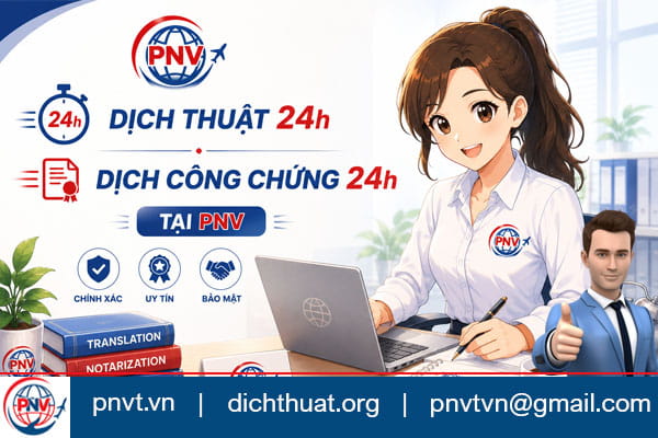 dịch thuật công chứng 24h