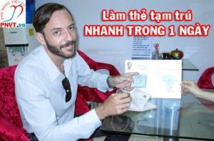 thẻ tạm trú cho người nước ngoài