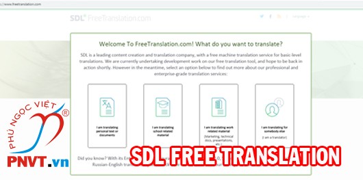dịch tiếng đức sang việt online với sdl free translation