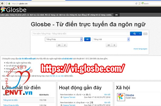google dịch tiếng pháp sang tiếng việt bằng vi.glosbe.com