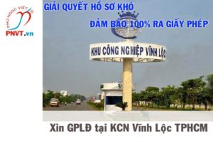 hồ sơ xin giấy phép lao động cho người nước ngoài tại khu công nghiệp Vĩnh Lộc TPHCM