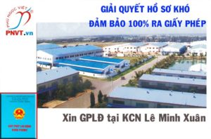 giấy phép lao động tại khu công nghiệp Lê Minh Xuân TPHCM