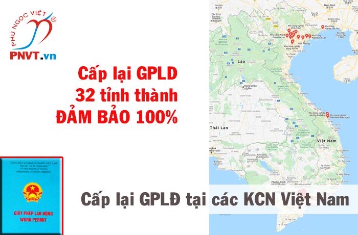Xin cấp lại giấy phép lao động ở khu công nghiệp Việt Nam