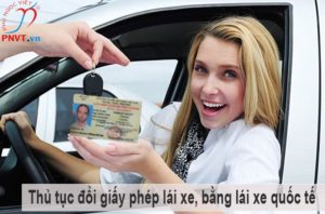 thủ tục đổi giấy phép lái xe bằng lái xe quốc tế