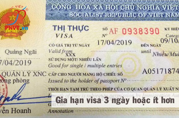 Gia hạn visa khẩn trong 3 ngày tại TPHCM