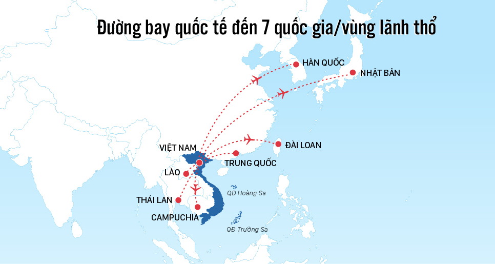 Tăng tần suất các chuyến bay đón chuyên gia nước ngoài làm việc tại Việt Nam