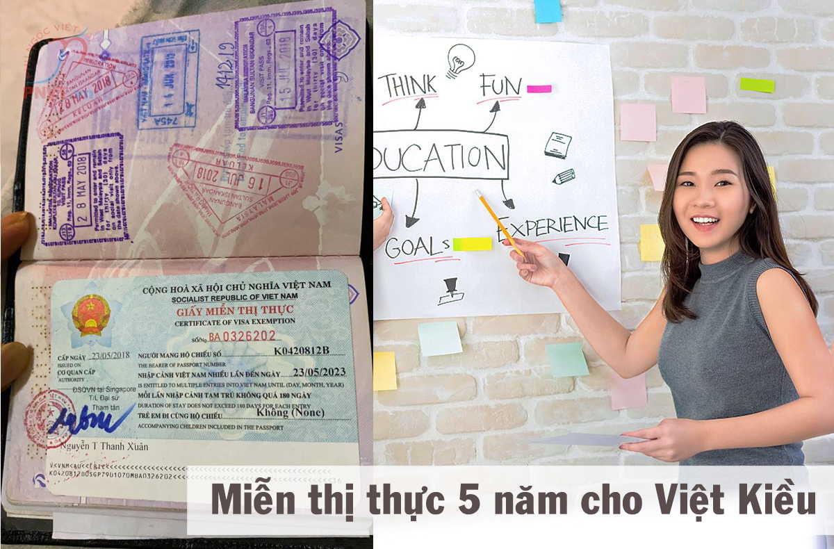 thủ tục xin giấy miễn thị thực 5 năm cho Việt Kiều