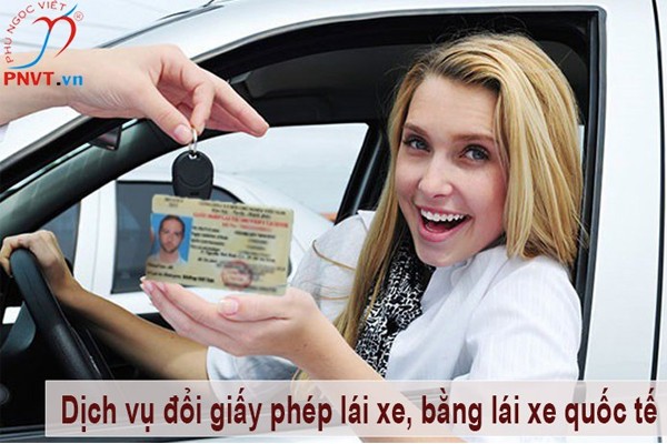đổi giấy phép lái xe nước ngoài sang việt nam