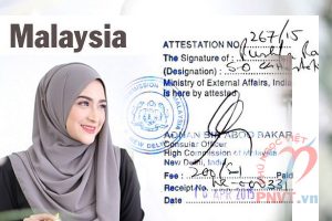 Hợp pháp hóa lãnh sự giấy xác nhận độc thân Malaysia