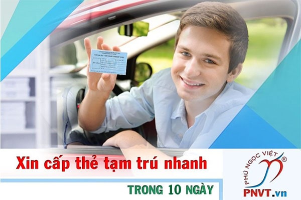 thẻ tạm trú thăm thân