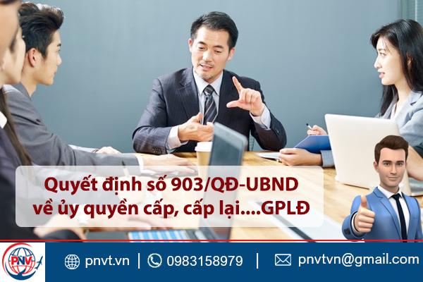 Quyết định số 903/QĐ-UBND