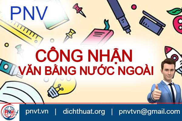 chứng nhận bằng đại học nước ngoài