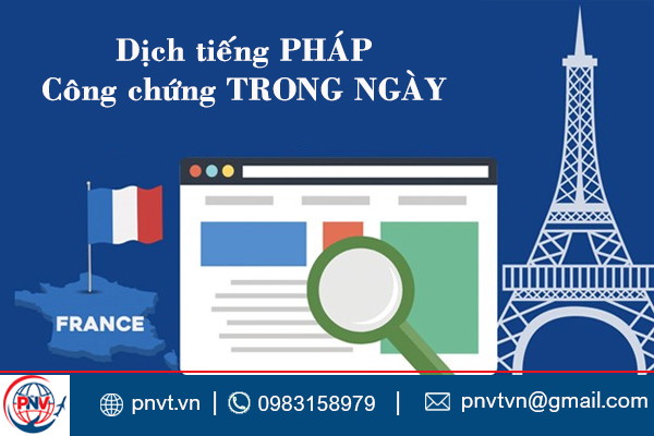 Dịch tiếng Pháp