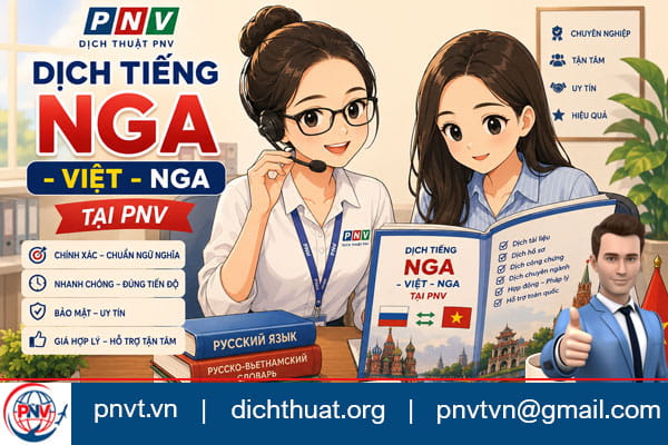 Dịch tiếng Nga