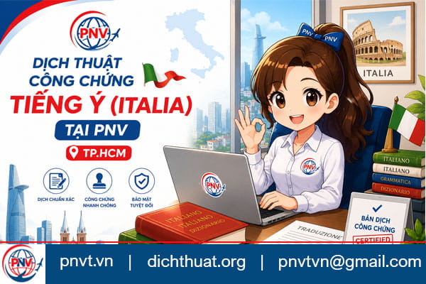 Dịch thuật công chứng tiếng Ý
